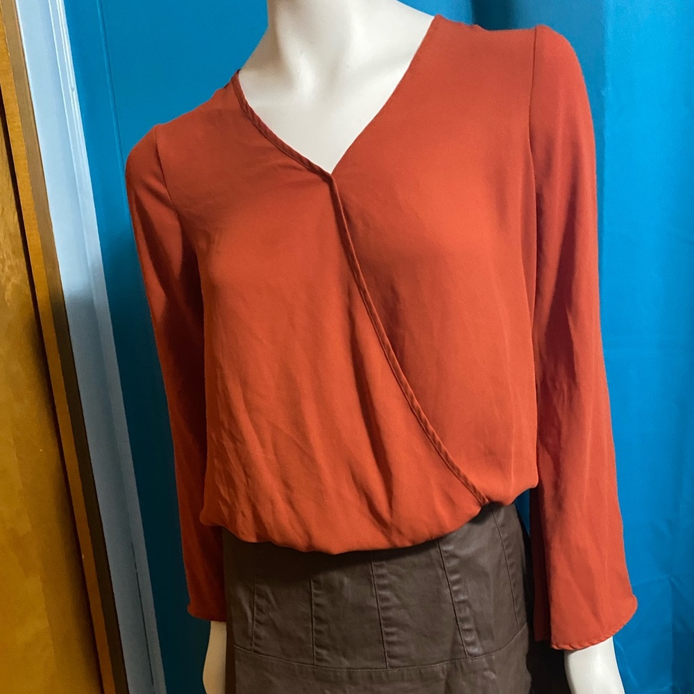 Orange Blouse